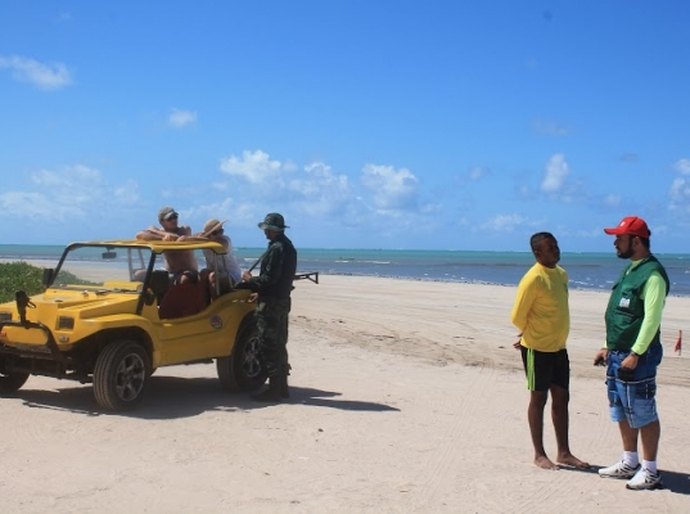IMA inicia fiscalização contra tráfego de veículos em praias alagoanas