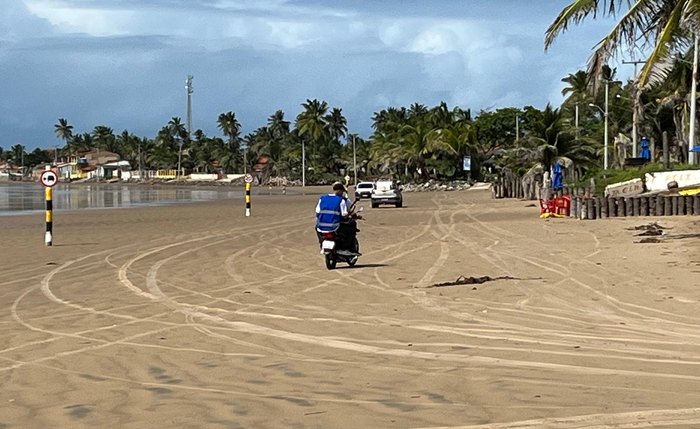 MPF inspeciona Praia do Peba e cobra avanços no controle do tráfego de veículos na faixa de areia MPF inspeciona Praia do Peba e cobra avanços no controle do tráfego de veículos na faixa de areia