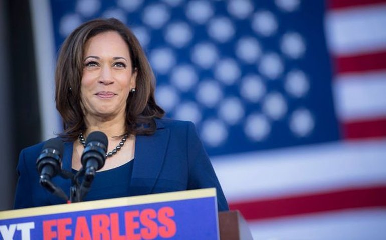 Parte da ala progressista do partido democrata ataca escolha de Kamala Harris