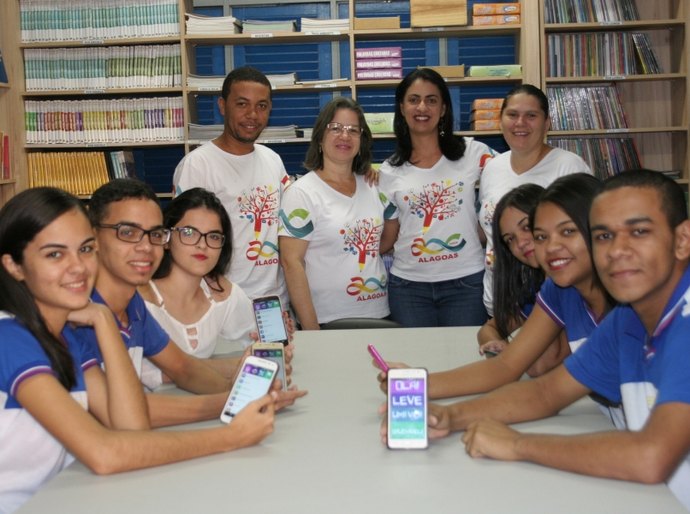 Alunos da rede estadual criam aplicativo que incentiva alimentação saudável