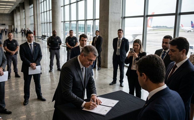 Governo assina aditivo com GRU Airport e incorpora 12 aeroportos do AmpliAR em concessão