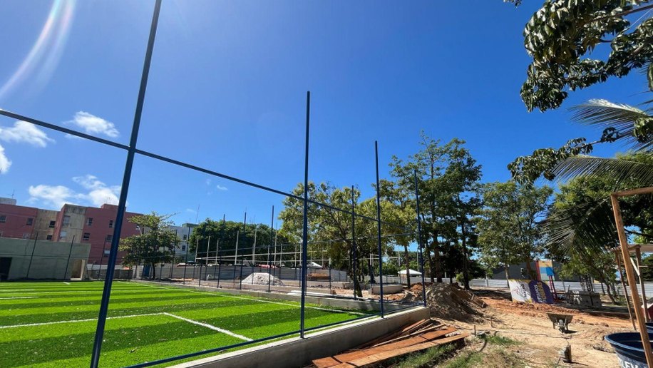 Mirante do Jacintinho recebe obra de revitalização com novos espaços de lazer e esportes