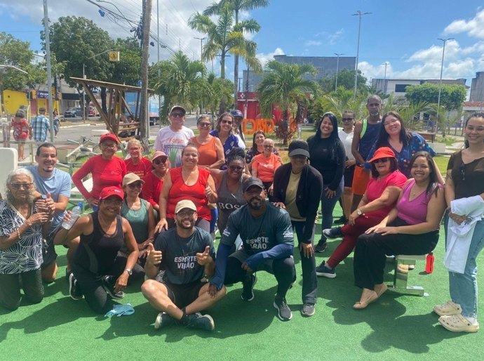 Equipes eMulti promovem atividades de lazer e bem-estar para usuários de unidades de saúde