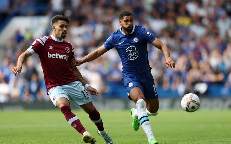 Reservas salvam e Chelsea vence West Ham na estreia de Paquetá no Inglês