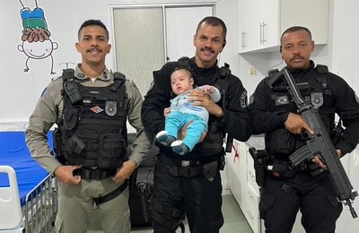 Policiais militares salvam duas crianças em ações distintas no interior de Alagoas
