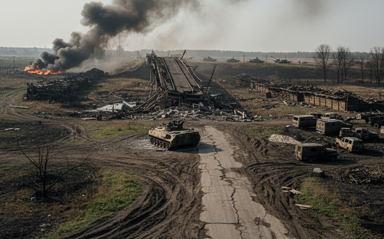 Rússia atinge infraestrutura de transporte usada pelo Exército ucraniano, informa Ministério da Defesa