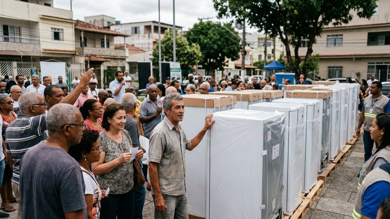 Distribuidora de energia sorteia cem geladeiras em Niterói; veja como participar