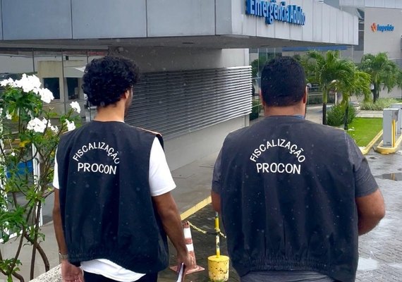Procon fiscaliza hospitais da capital e avalia fluxo de atendimento em áreas de urgência e emergência