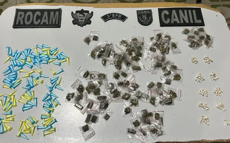 PM combate o tráfico e apreende entorpecentes em Arapiraca