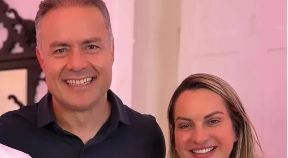 O senador e pré-candidato Renan Filho e a primeira-dama de União, Alane Menezes. - Foto: Reprodução/Instagram