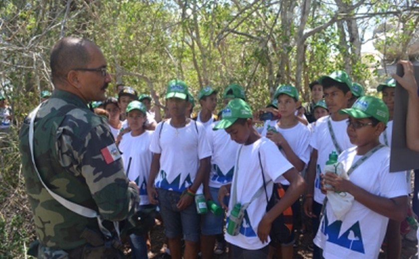 Batalhão Ambiental participa de evento ecológico no sertão alagoano