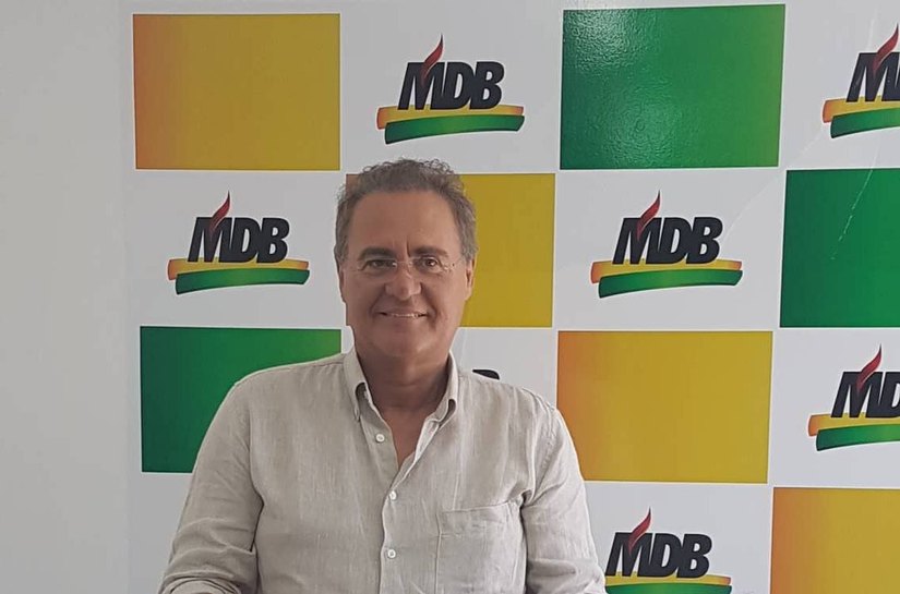 MDB realiza convenção em Alagoas e mantém Renan Calheiros na presidência