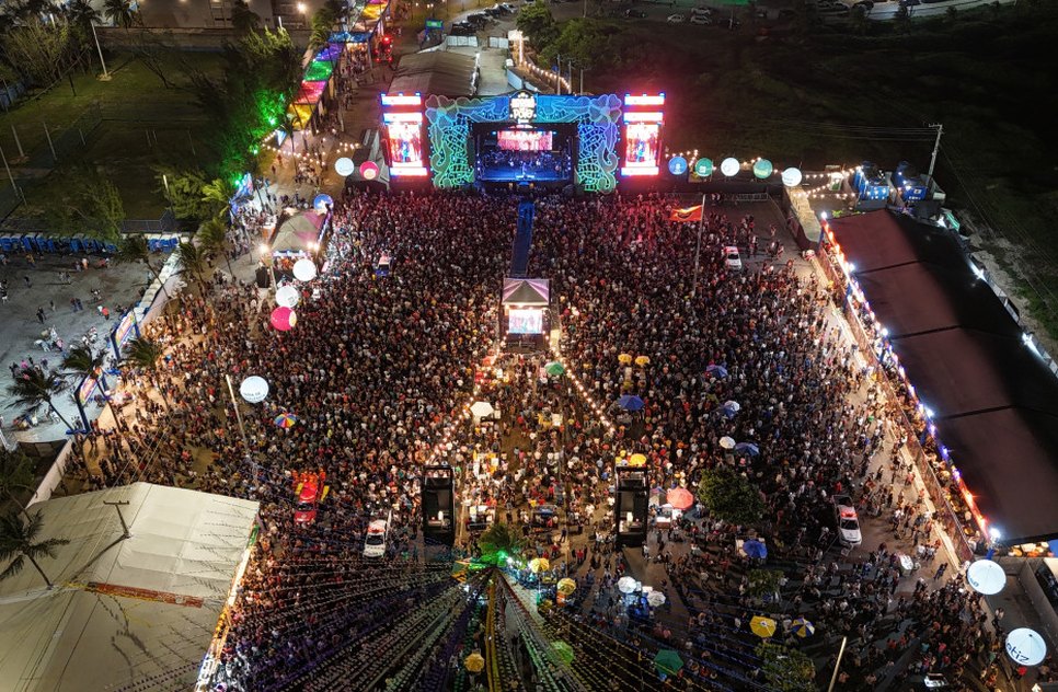 arraiadopovo_vistodecima_fotojohnnycanon_160624 (2) / Foto: O Arraiá do Povo, um dos maiores eventos realizados pelo estado. Foto: Divulgação/Johnny Canon/Governo de Sergipe
