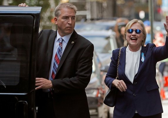 &#8221;Espero que ela melhore&#8221;, diz Trump sobre pneumonia de Hillary