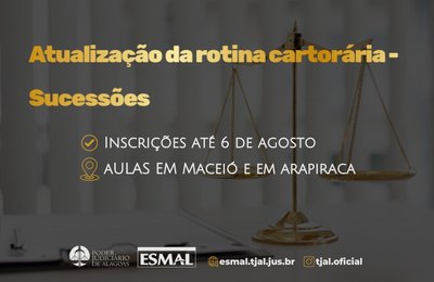 Esmal abre matrículas para atualização da rotina cartorária e sucessões