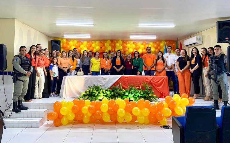Assistência Social de Anadia promove importante ação em alusão ao Maio Laranja