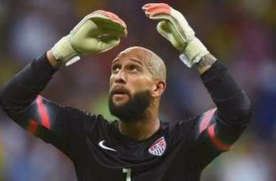 Tim Howard, goleiro da seleção dos Estados Unidos, se tornou um novo herói americano/ Getty Images