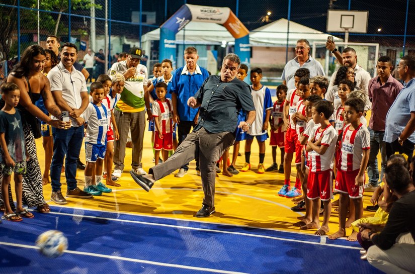 Samyr Malta participa de inauguração de parque linear no Benedito Bentes