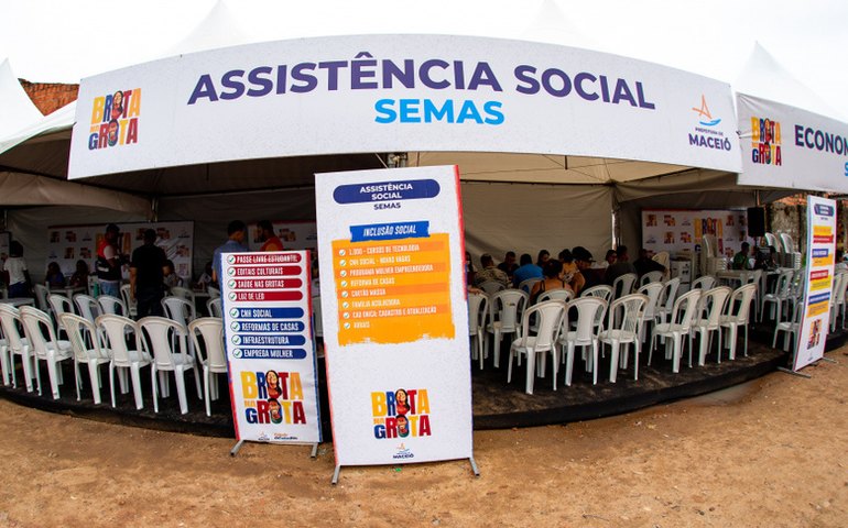 Brota na Grota: Assistência Social atende quase mil pessoas