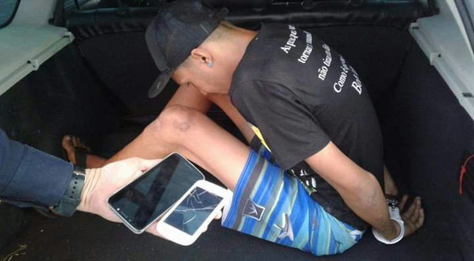 preso assaltante de ônibus
