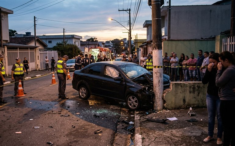 Motorista alcoolizado perde o controle do carro e causa morte de duas crianças em Diadema