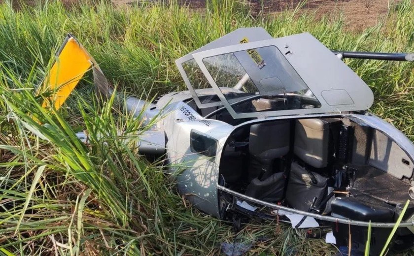 Helicóptero que transportava deputado Hercílio Diniz cai em MG