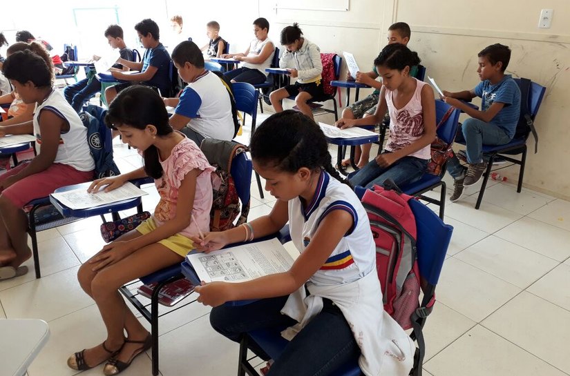 Estudantes de Marechal realizam prova de avaliação do Programa Mais Educação