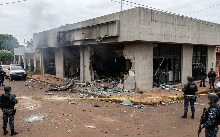 Bancos no Paraguai são alvo de mega-assalto com explosivos; brasileiros são suspeitos