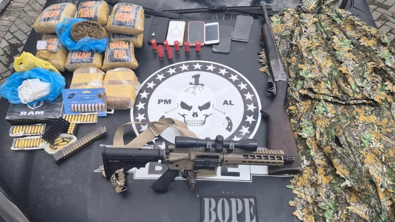 Operação Nexus apreende arsenal e drogas na Rota dos Milagres