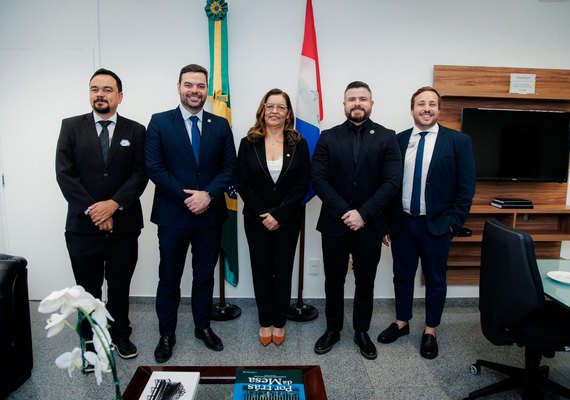 Vereadores têm reunião com a senadora Eudócia Caldas em Brasília