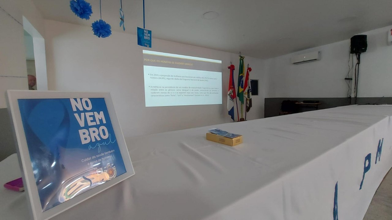Polícia Militar realiza palestra educativa em alusão ao Novembro Azul