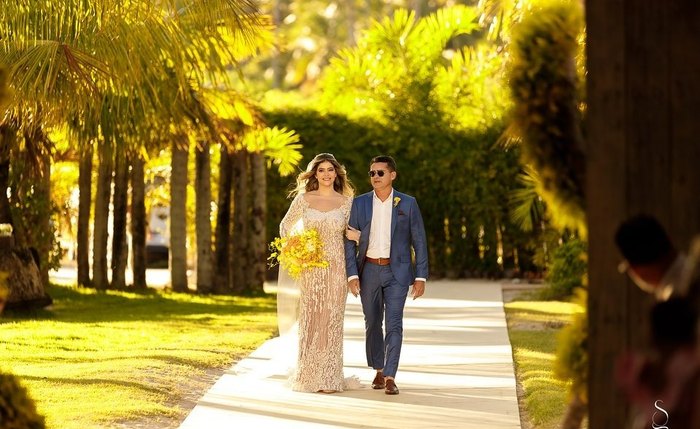 Casamento de Fernanda Aryel Rodrigues de Almeida ocorreu em São Miguel dos Milagres