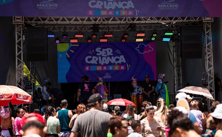 FMAC encerra programação do Mês das Crianças com alegria e diversão na Rua Aberta