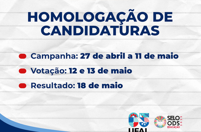 Ufal homologa candidaturas para a Comissão Interna de Supervisão do Pcctae