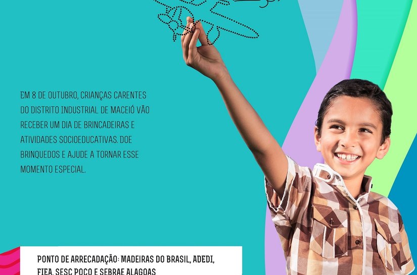 Sebrae, FIEA, Adedi e parceiros realizam ação social para o Dia das Crianças