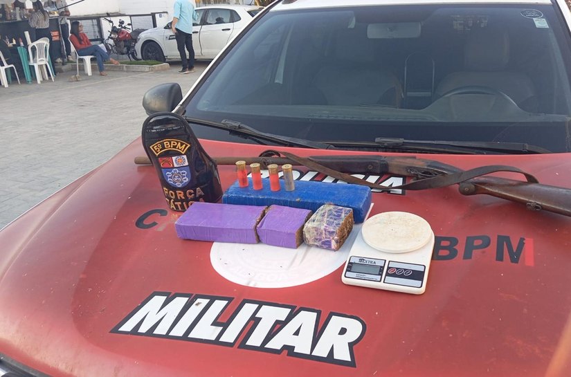 PM registra prisões, apreende três armas de fogo e drogas e recupera veículos na capital e interior