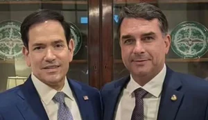 Rubio e Flávio se encontraram nos EUA em maio