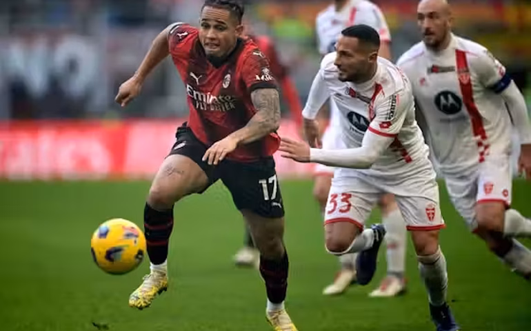 Milan perde pela 1ª vez na história para o Monza e deixa de assumir o 2º lugar no Italiano