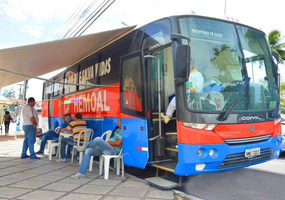 Hemoal promove coletas externas de sangue em Arapiraca e Maceió nesta terça-feira