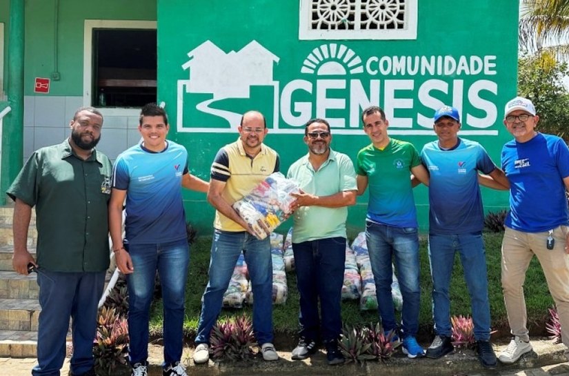 Secretaria de Esportes realiza entrega de Cestas Básicas na Comunidade Gênesis