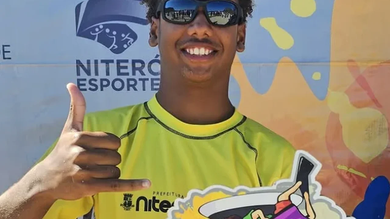 Prodígio e multiesportista, jovem de 14 anos quebra recorde na etapa brasileira do circuito Mundial de Bodyboard
