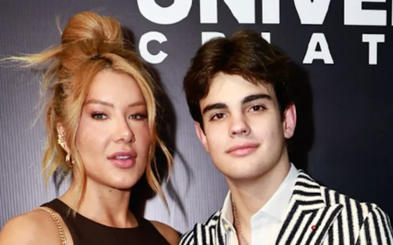 Caçula de Faustão vai a festa com ex-bailarina, 19 anos mais velha: 'Posso ser presa'