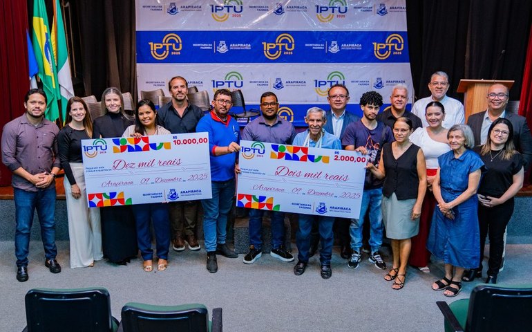 Prefeitura realiza a entrega dos prêmios do 2º sorteio do IPTU Premiado