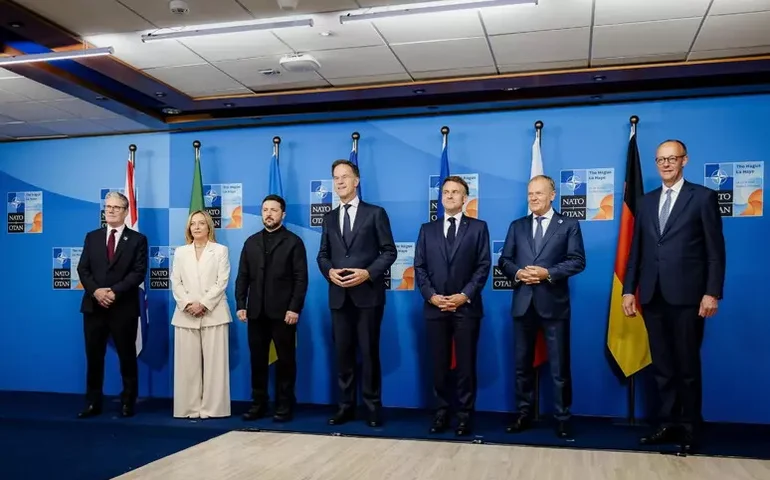 Potências europeias reiteram apoio à Ucrânia em encontro da Otan