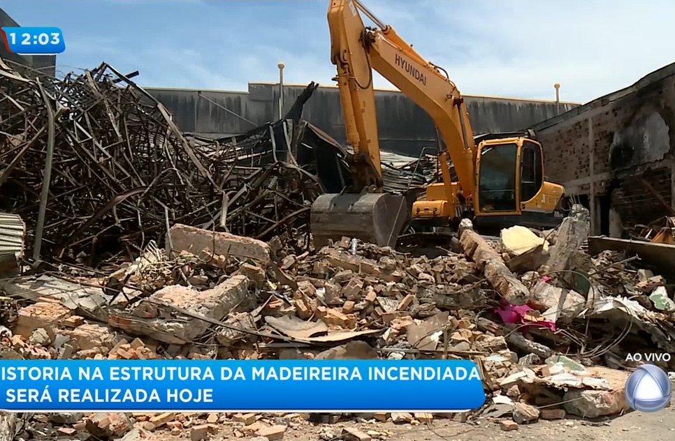 Vistoria madeireira incêndio