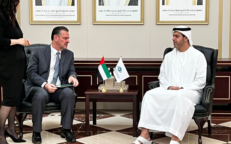 Ministro Carlos Fávaro em missão oficial nos Emirados Árabes Unidos