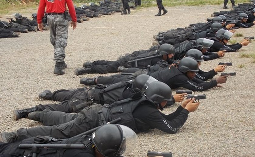 Alagoanos participam de treinamento avançado de intervenção em presídios