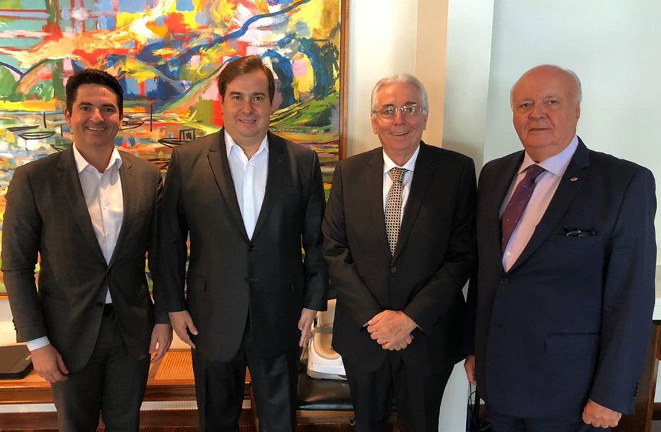RODRIGO MAIA NO TCE / Foto: DICOM/TCE