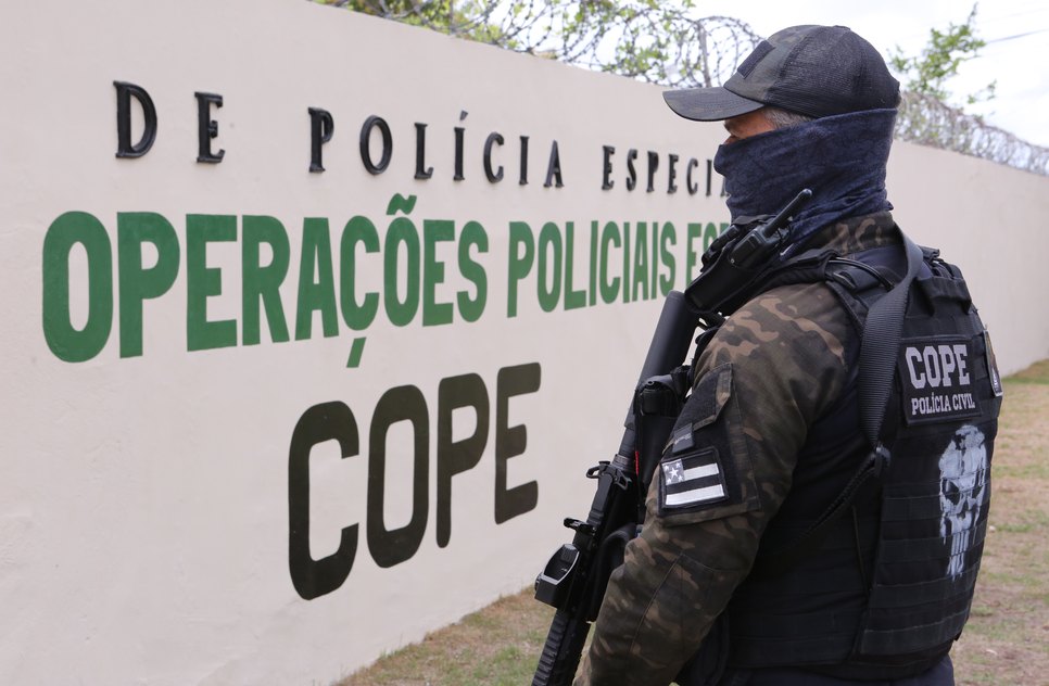 COPE FACHADA POLICIAIS (4) / Foto: Foto: SSP