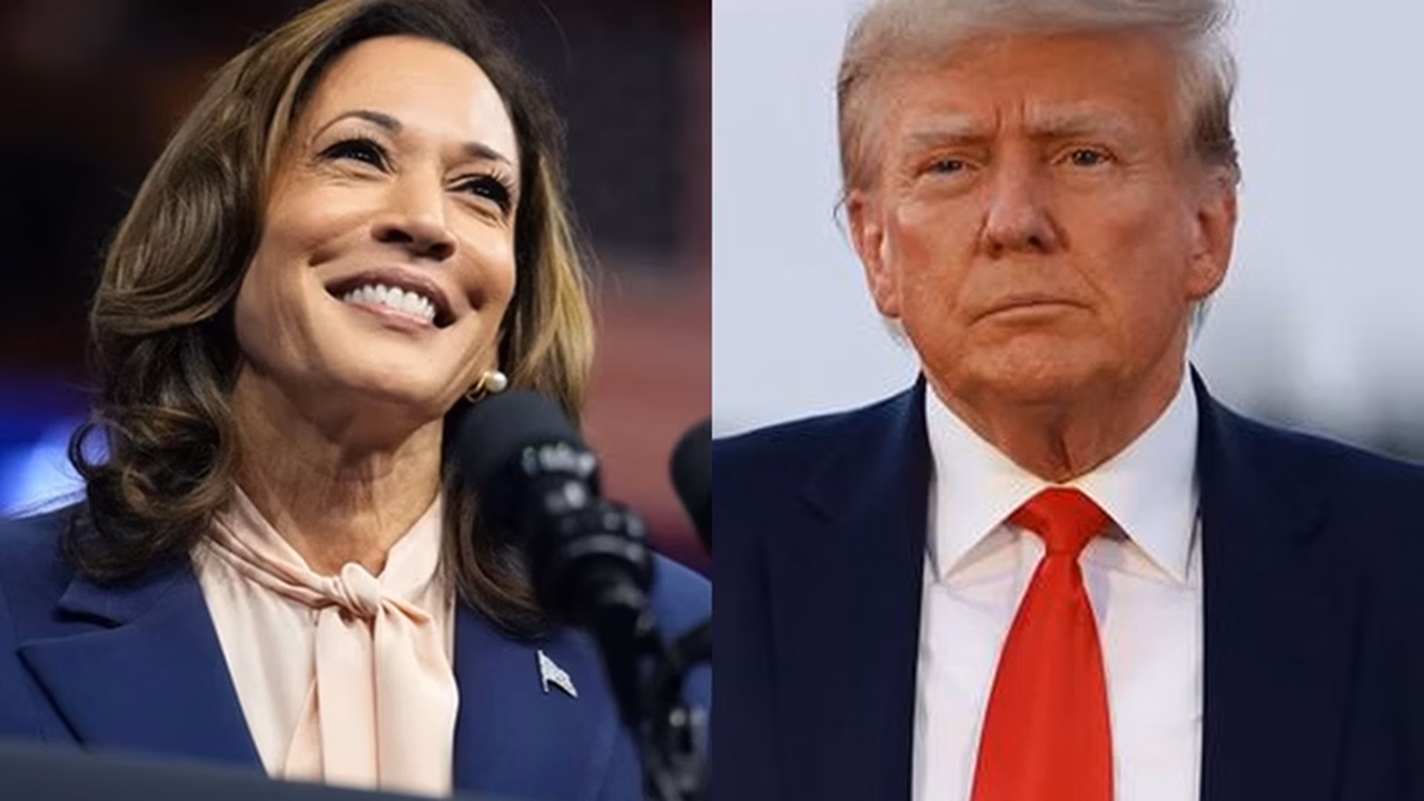Pesquisa aponta Kamala Harris como líder da corrida à Casa Branca